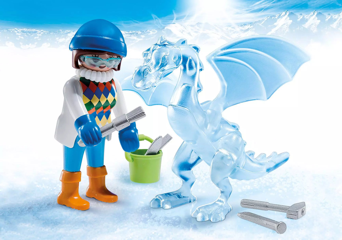 Playmobil 5374 Special Plus Künstlerin mit Eisskulptur - plegobil