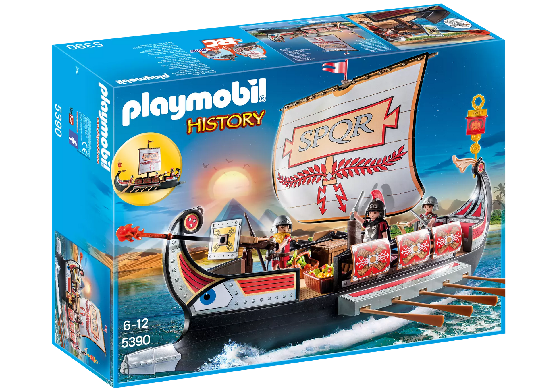 Playmobil 5390 History Römische Galeere - plegobil