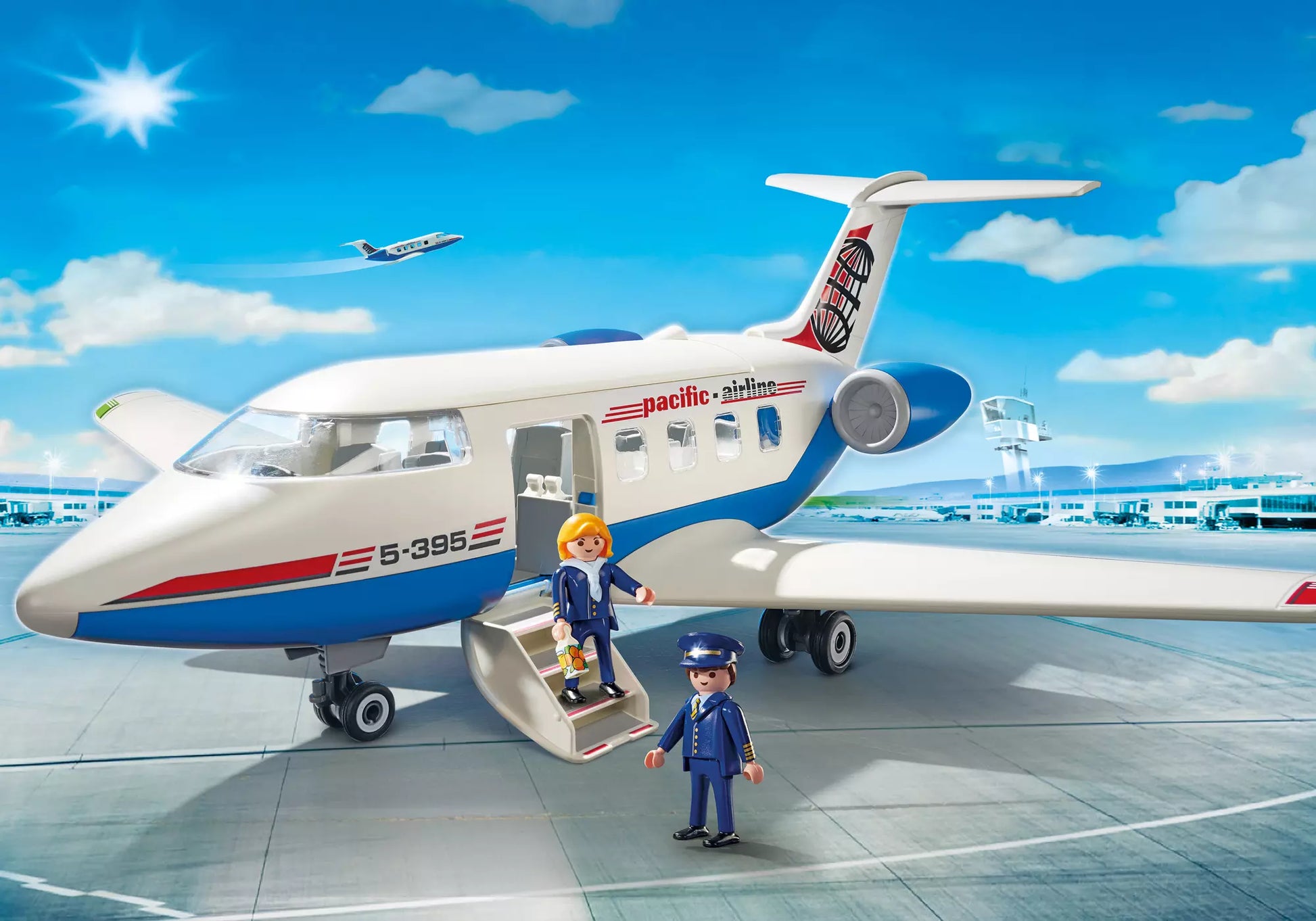 Playmobil 5395 City Action Passagierflugzeug - plegobil