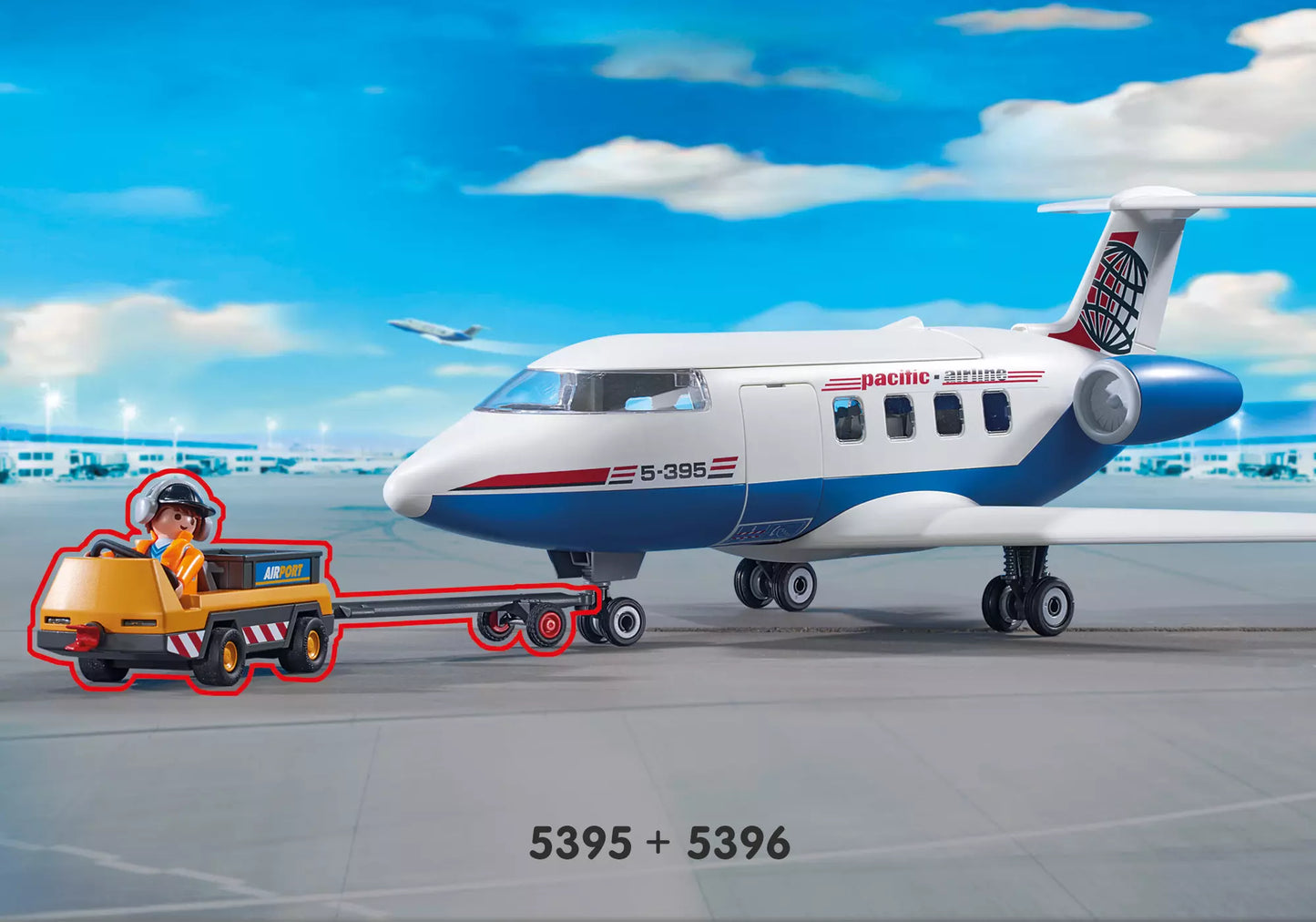 Playmobil 5395 City Action Passagierflugzeug - plegobil