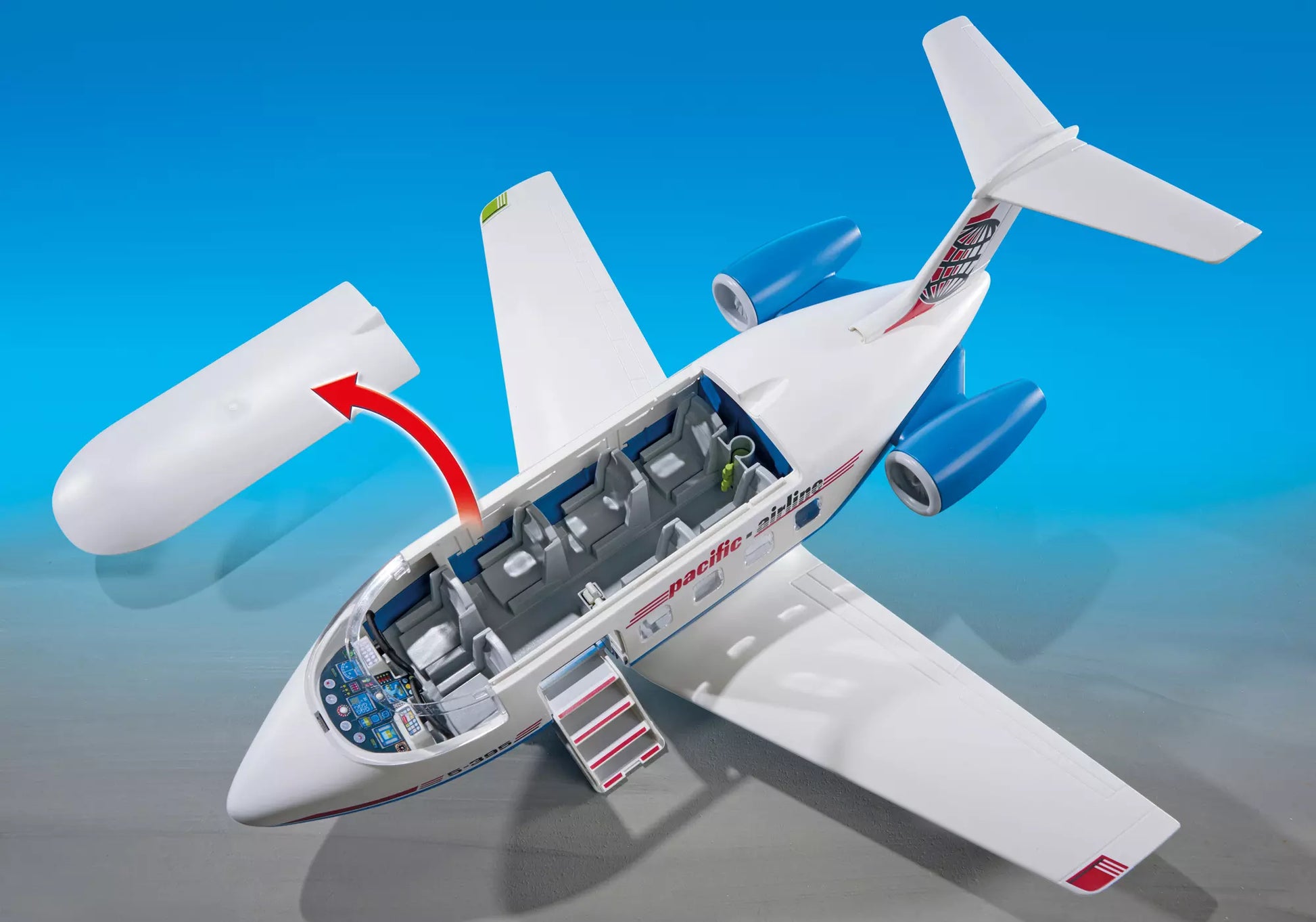Playmobil 5395 City Action Passagierflugzeug - plegobil