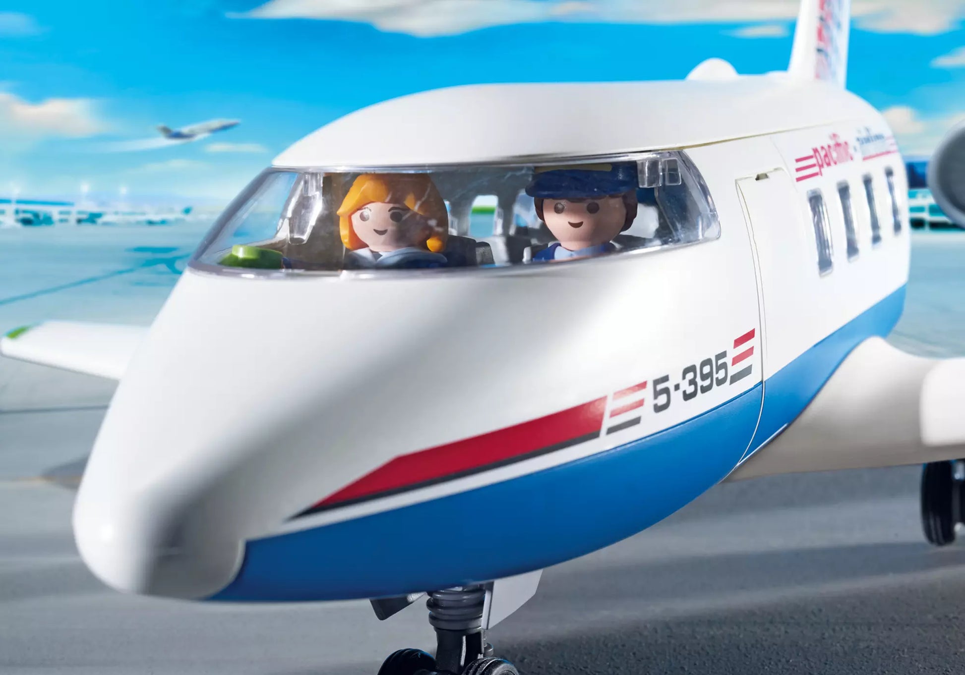 Playmobil 5395 City Action Passagierflugzeug - plegobil