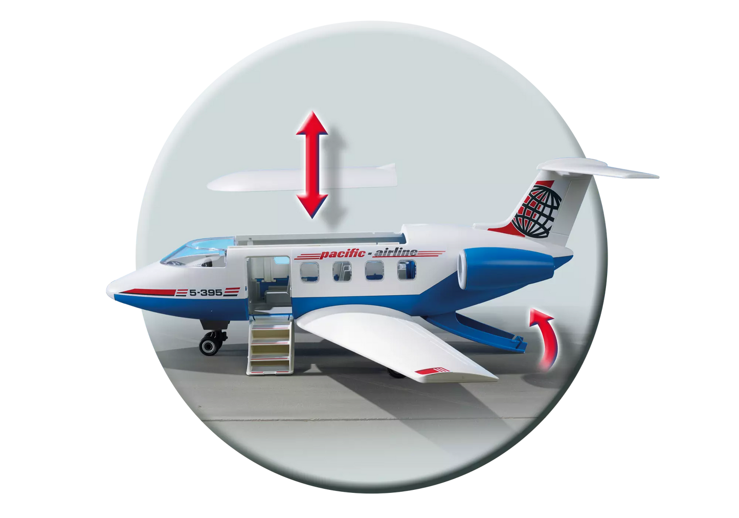 Playmobil 5395 City Action Passagierflugzeug - plegobil