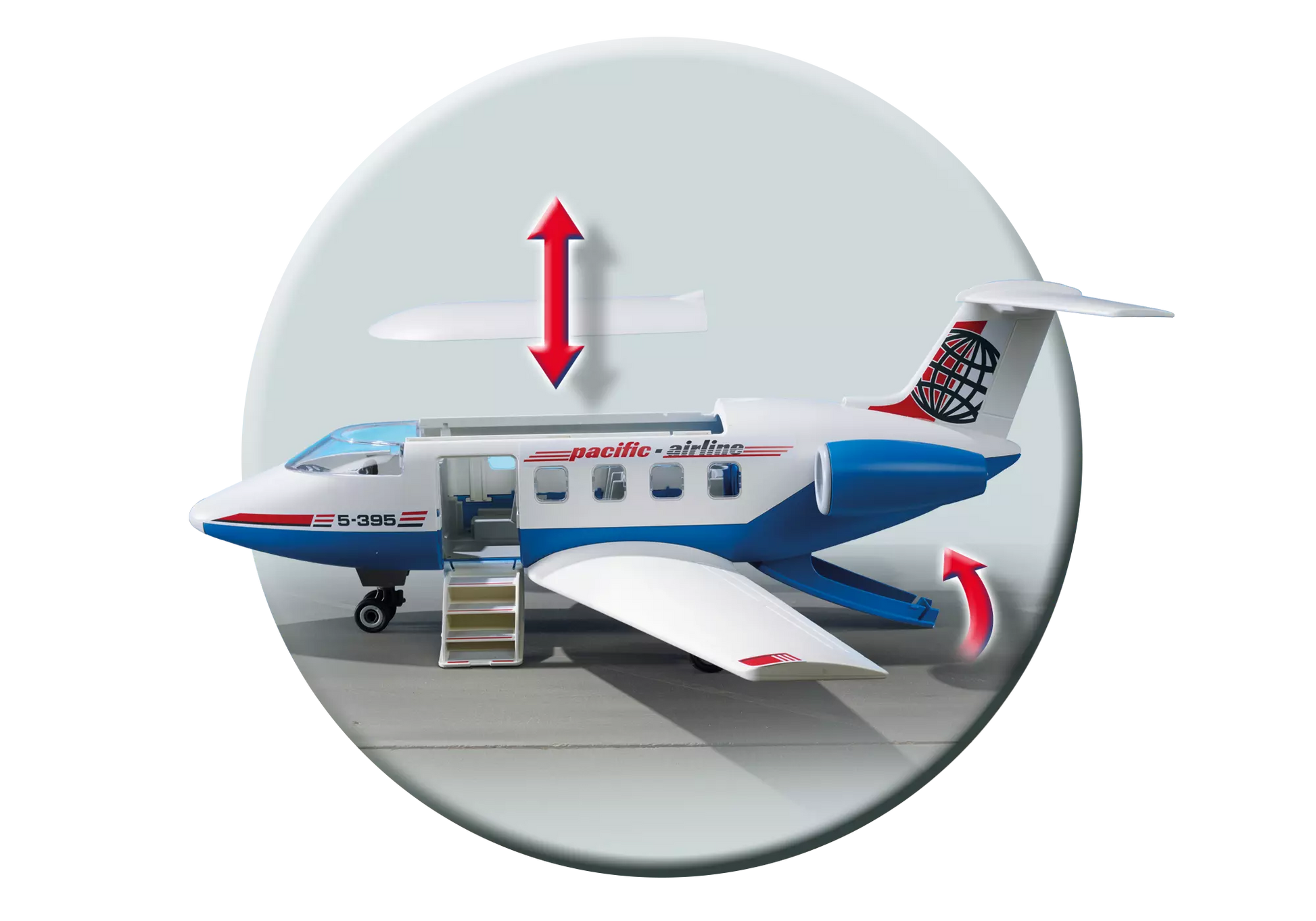 Playmobil 5395 City Action Passagierflugzeug - plegobil