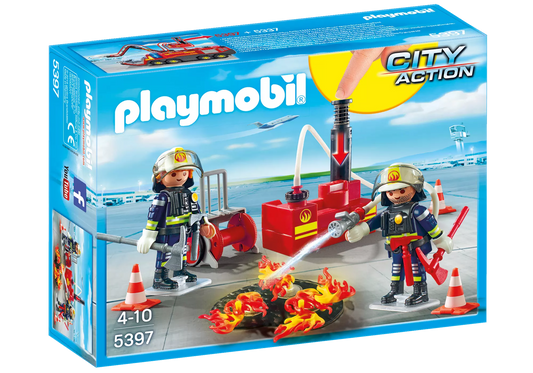 Playmobil 5397 City Action Brandeinsatz mit Löschpumpe - plegobil