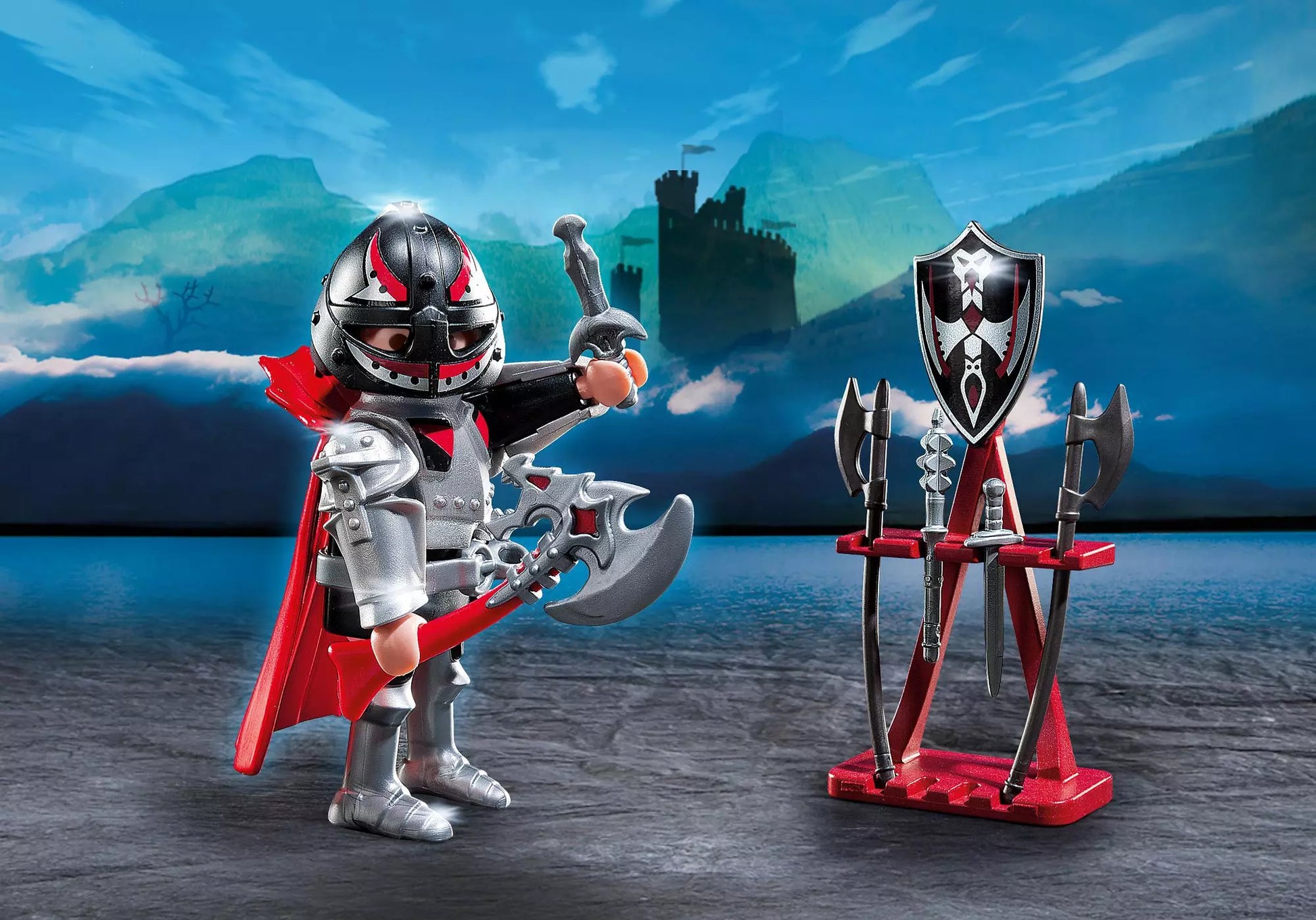 Playmobil 5409 Special Plus Axtritter mit Waffenständer - plegobil