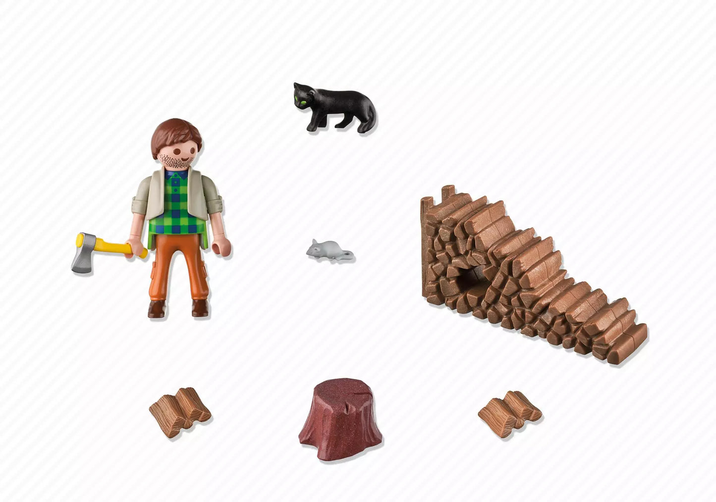 Playmobil 5412 Sammlerstück Special Plus Holzhacker - plegobil