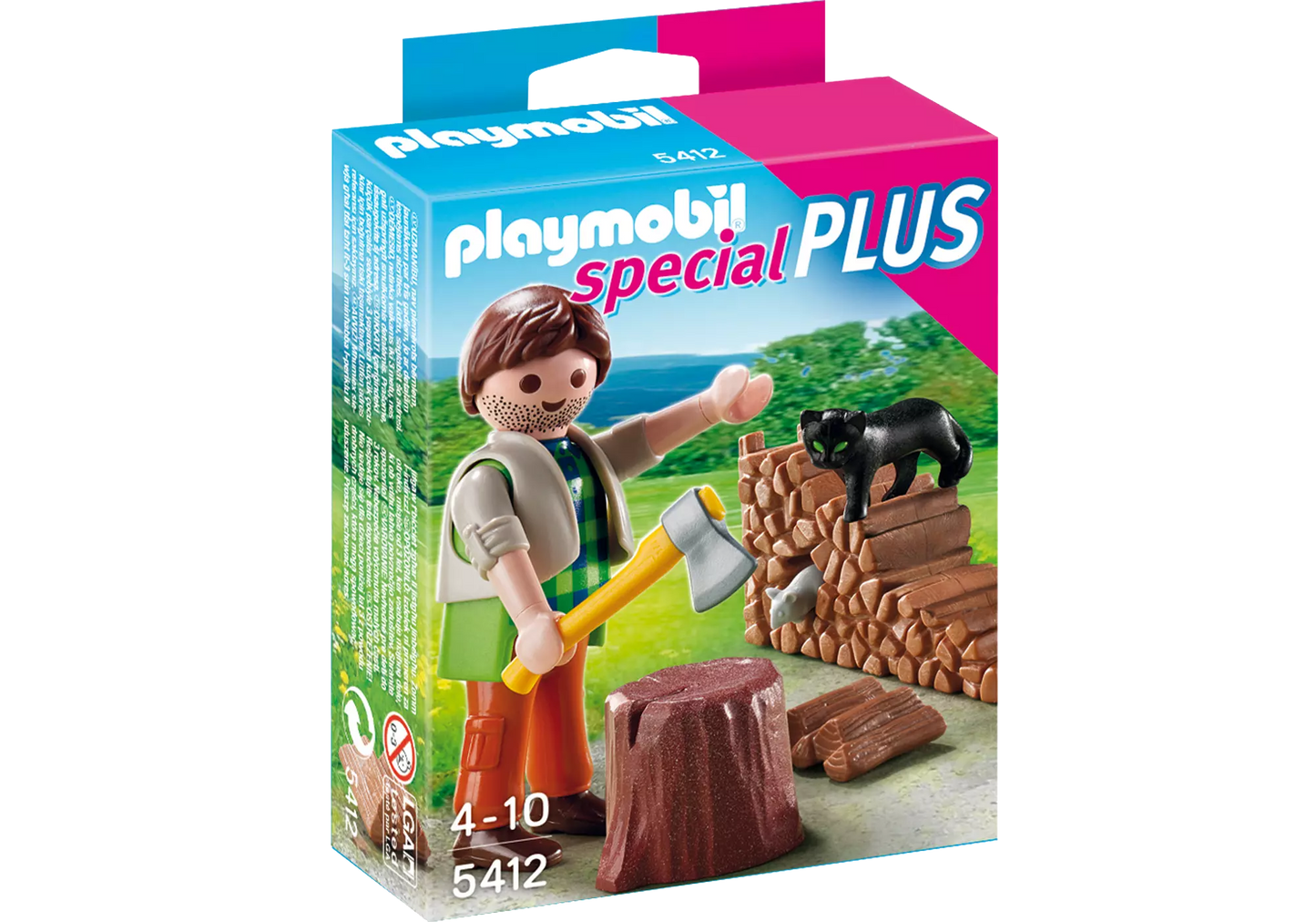 Playmobil 5412 Sammlerstück Special Plus Holzhacker - plegobil