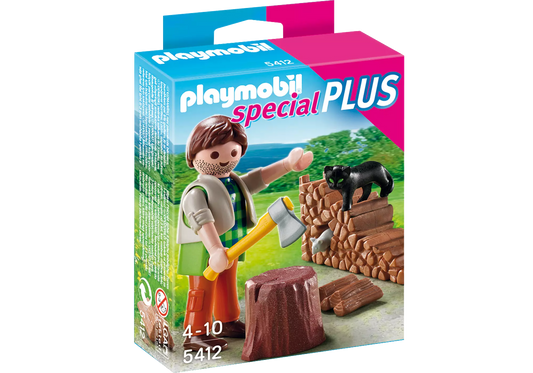 Playmobil 5412 Sammlerstück Special Plus Holzhacker - plegobil
