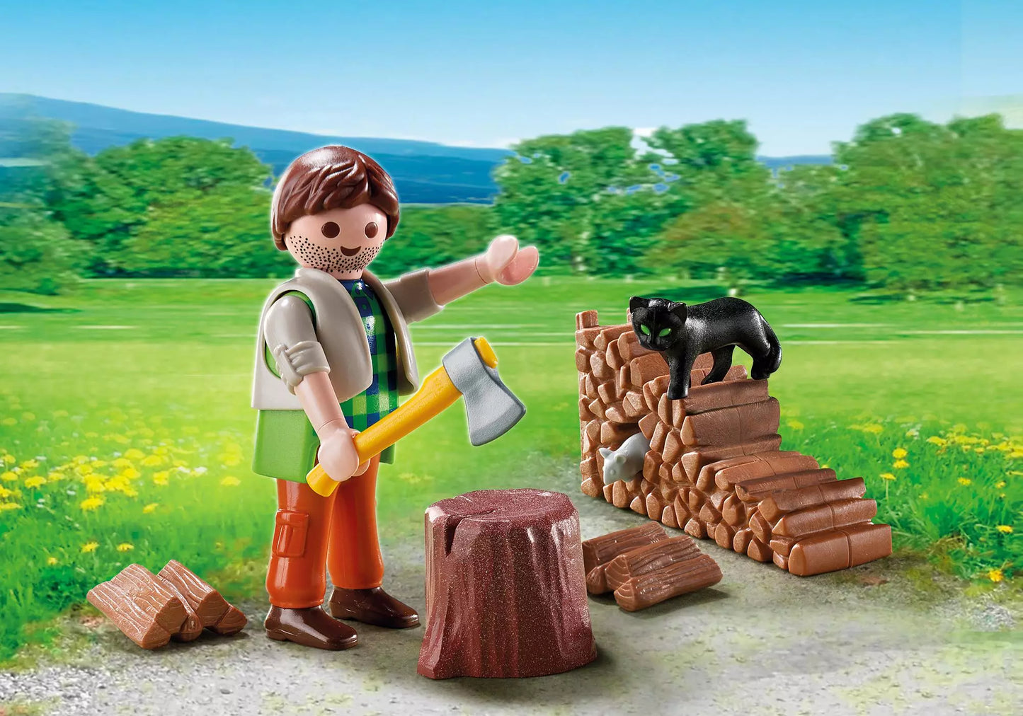 Playmobil 5412 Sammlerstück Special Plus Holzhacker - plegobil
