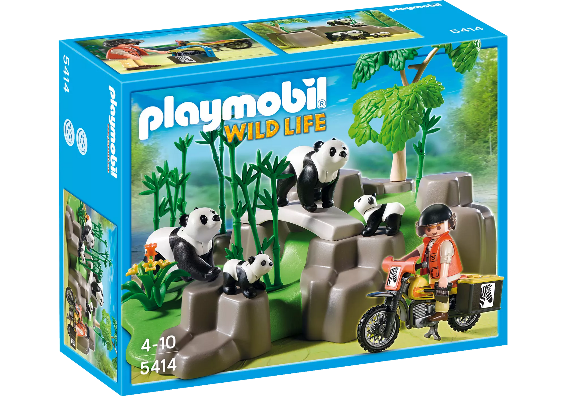 Playmobil 5414 Sammlerstück Wild Life Pandafamilie im Bambuswald - plegobil