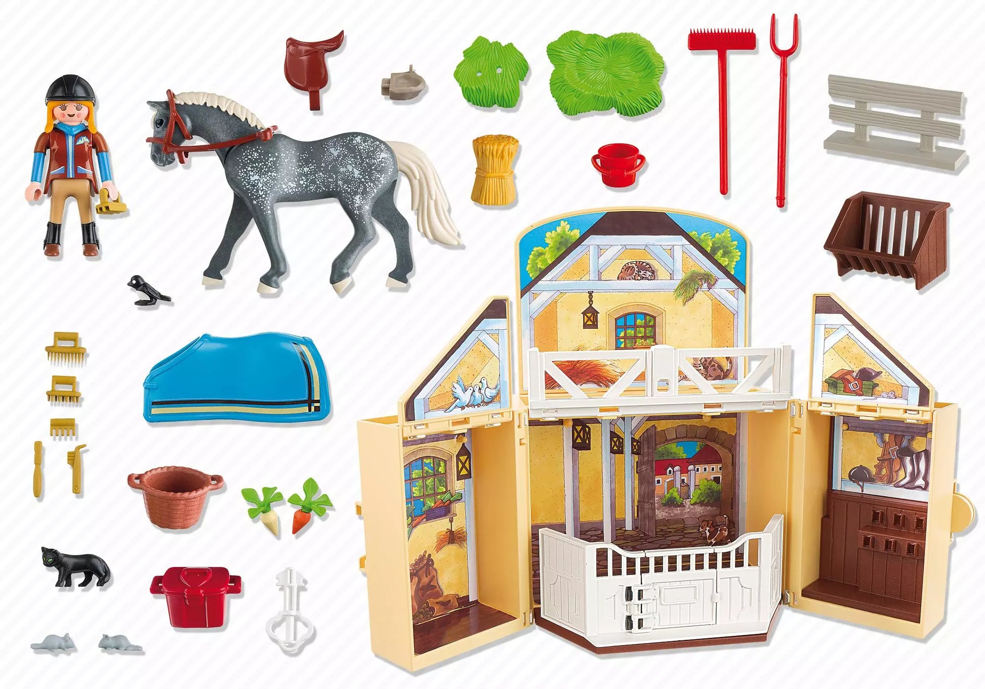 Playmobil 5418 Country Spielbox Reitstall - plegobil