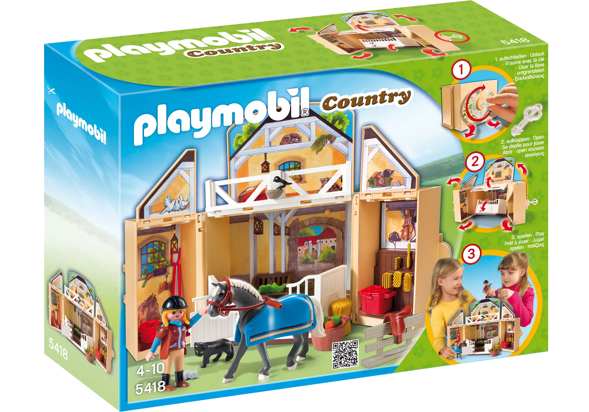 Playmobil 5418 Country Spielbox Reitstall - plegobil