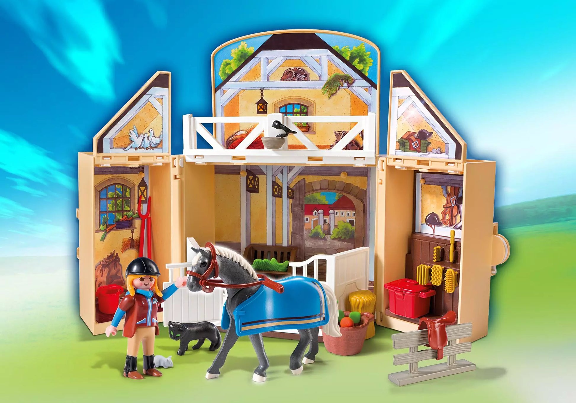 Playmobil 5418 Country Spielbox Reitstall - plegobil