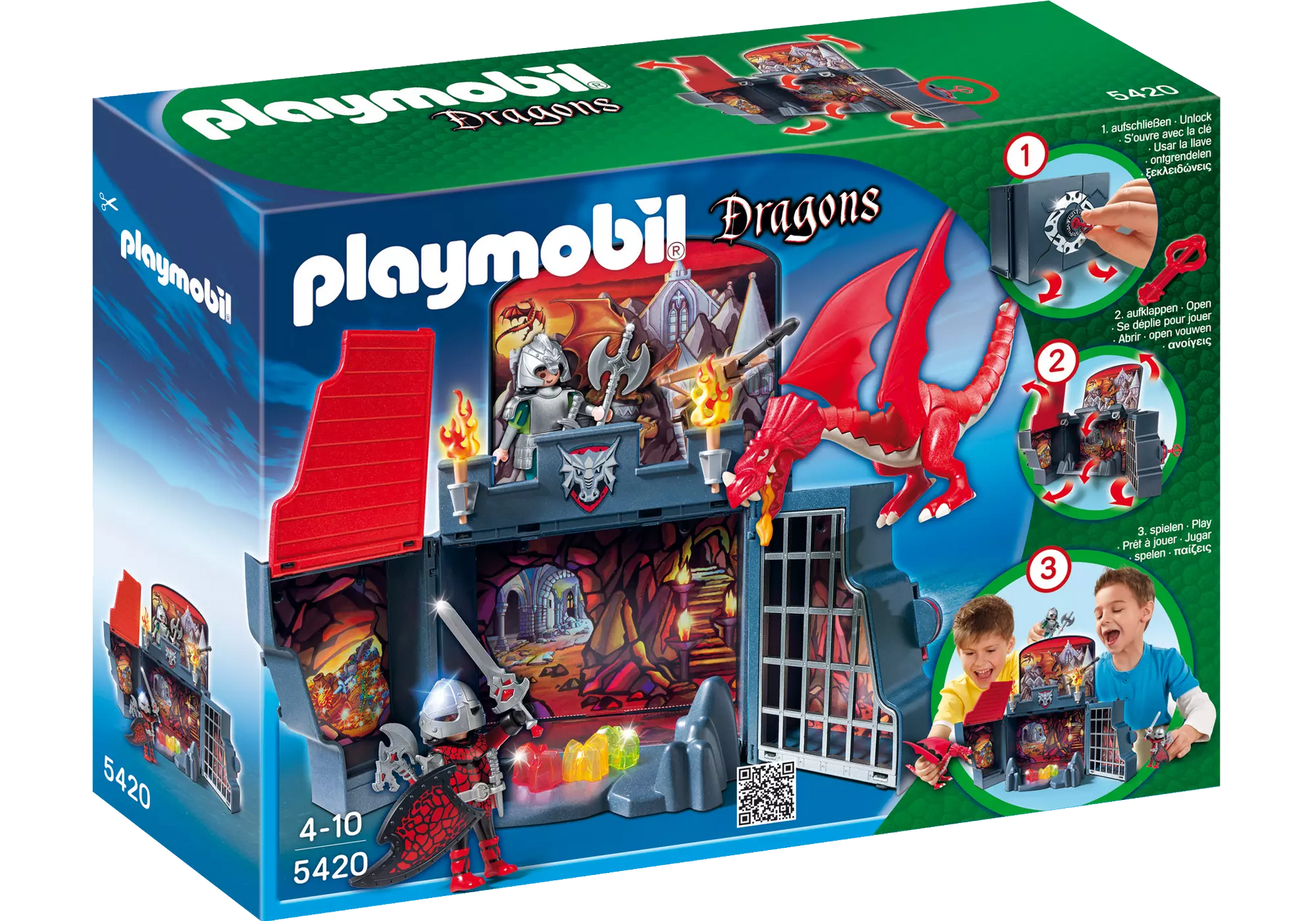 Playmobil 5420 Pirates Spielbox Drachenverlies - plegobil