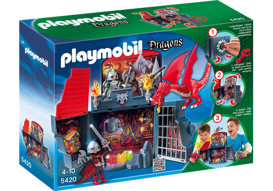 Playmobil 5420 Pirates Spielbox Drachenverlies - plegobil