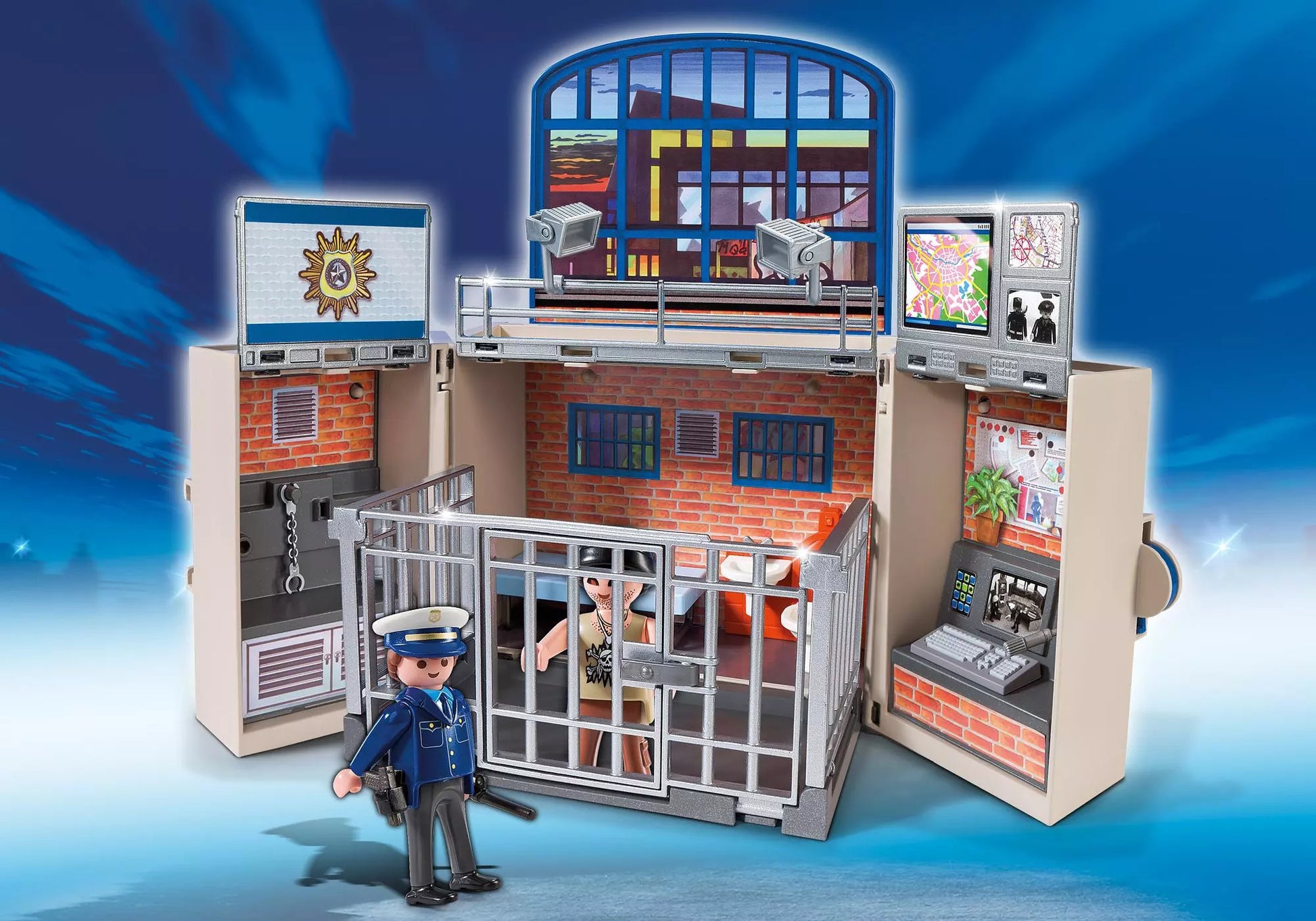 Playmobil 5421 City Action Spielbox Polizeistation - plegobil