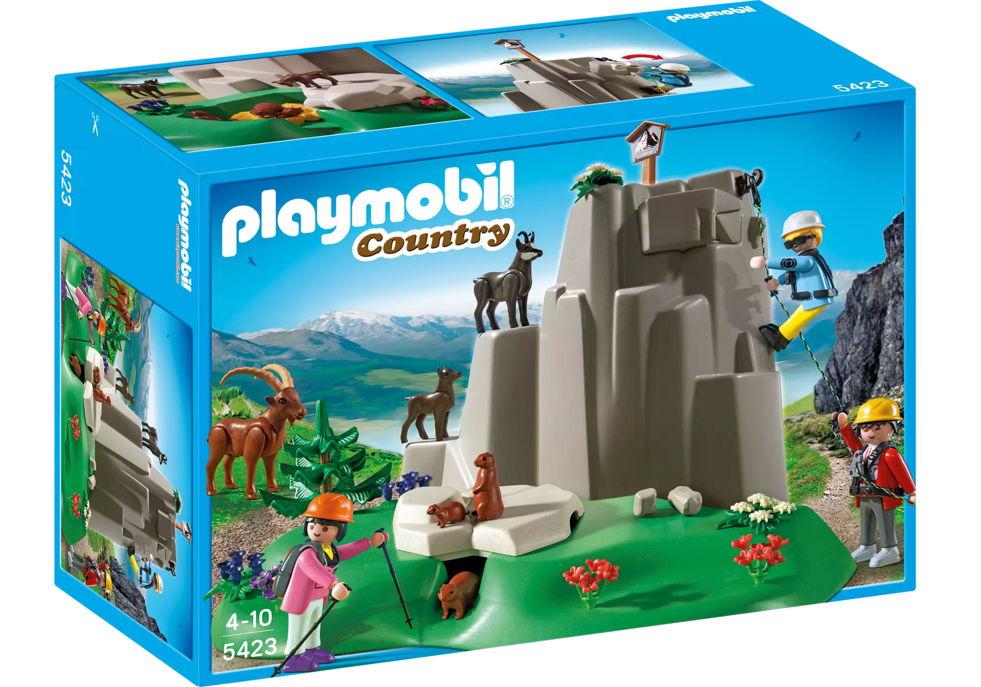 Playmobil 5423 Country Kletterfelsen mit Gebirgstieren - plegobil