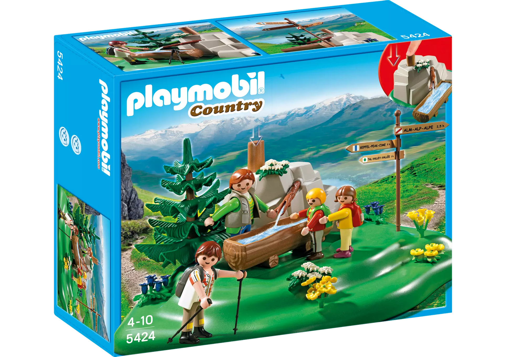 Playmobil 5424 Country Wanderer bei der Gebirgsquelle - plegobil
