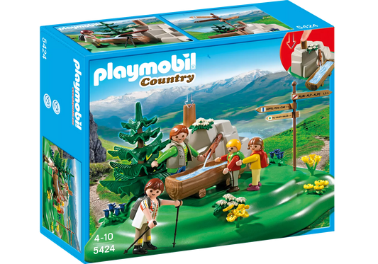 Playmobil 5424 Country Wanderer bei der Gebirgsquelle - plegobil