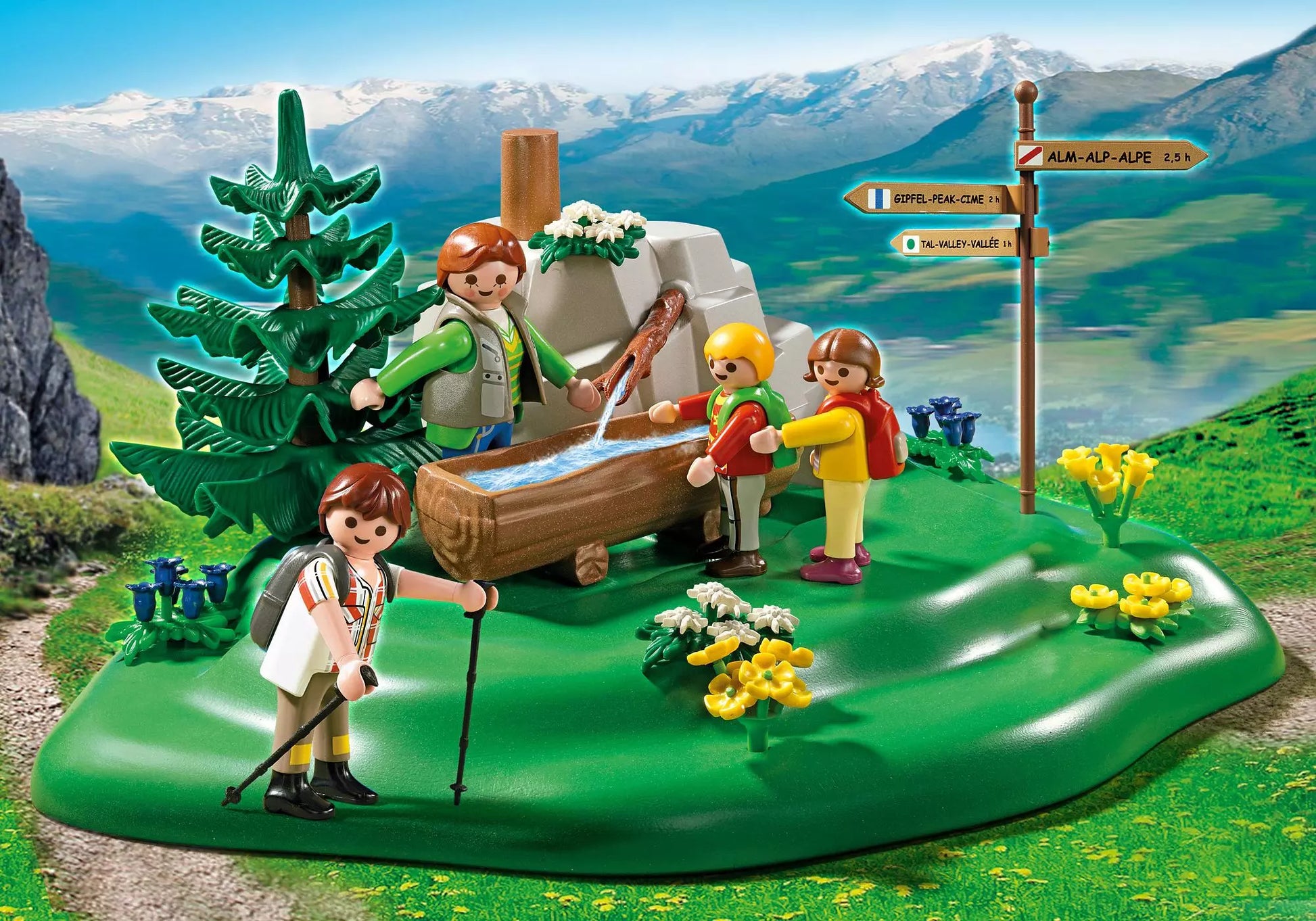 Playmobil 5424 Country Wanderer bei der Gebirgsquelle - plegobil