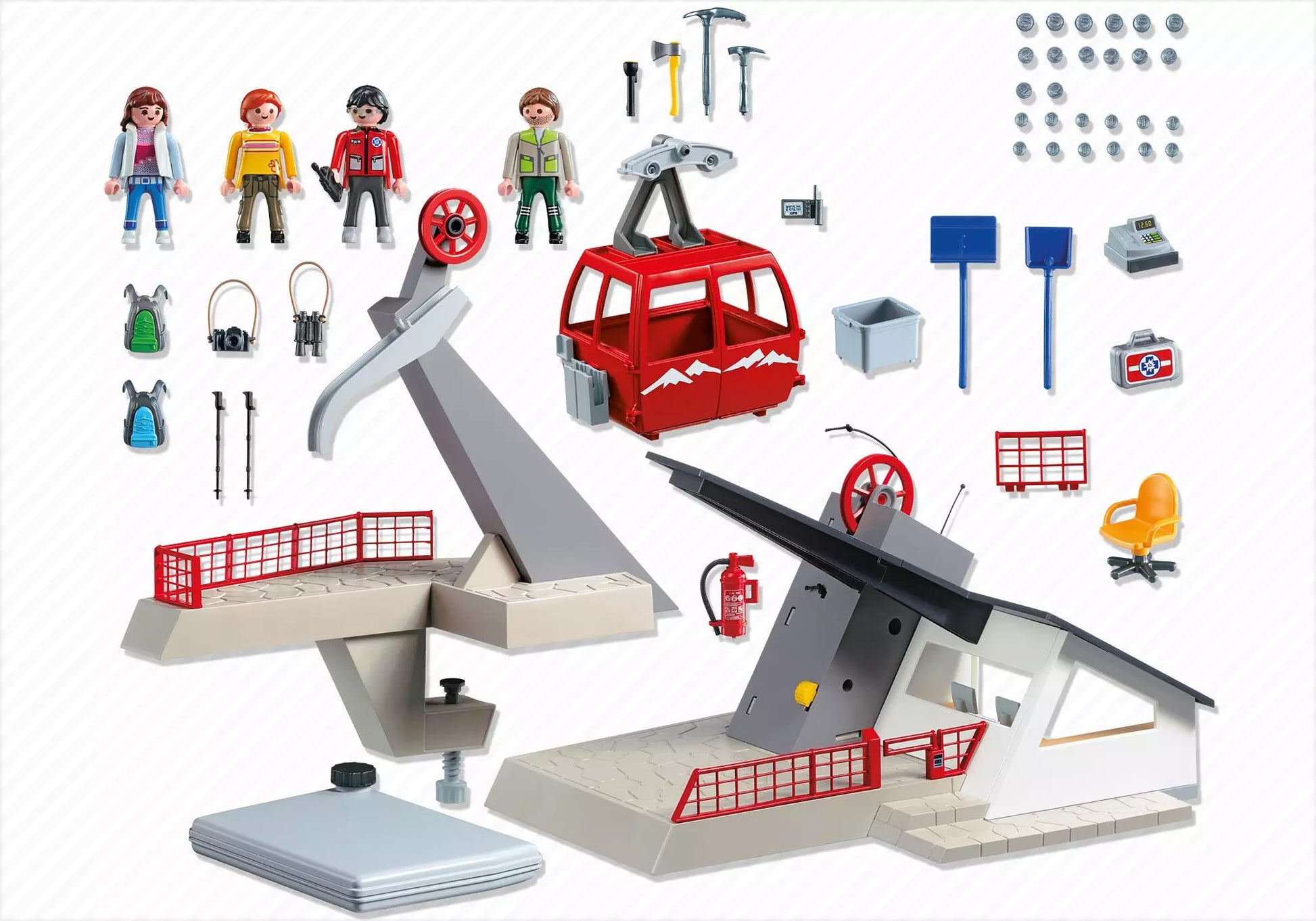 Playmobil 5426 Country Seilbahn mit Bergstation - plegobil