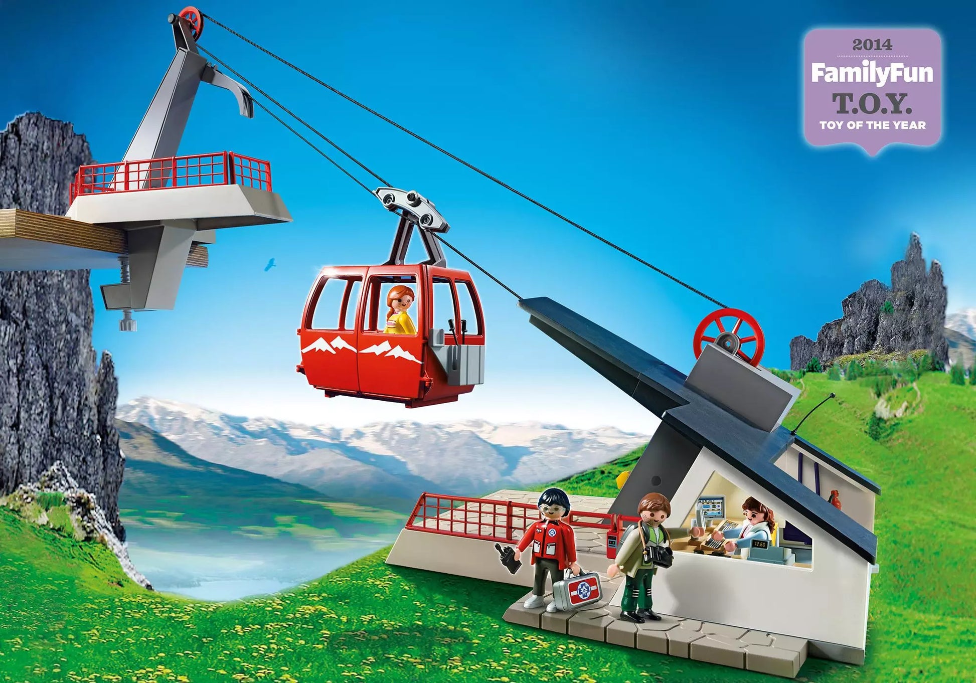 Playmobil 5426 Country Seilbahn mit Bergstation - plegobil
