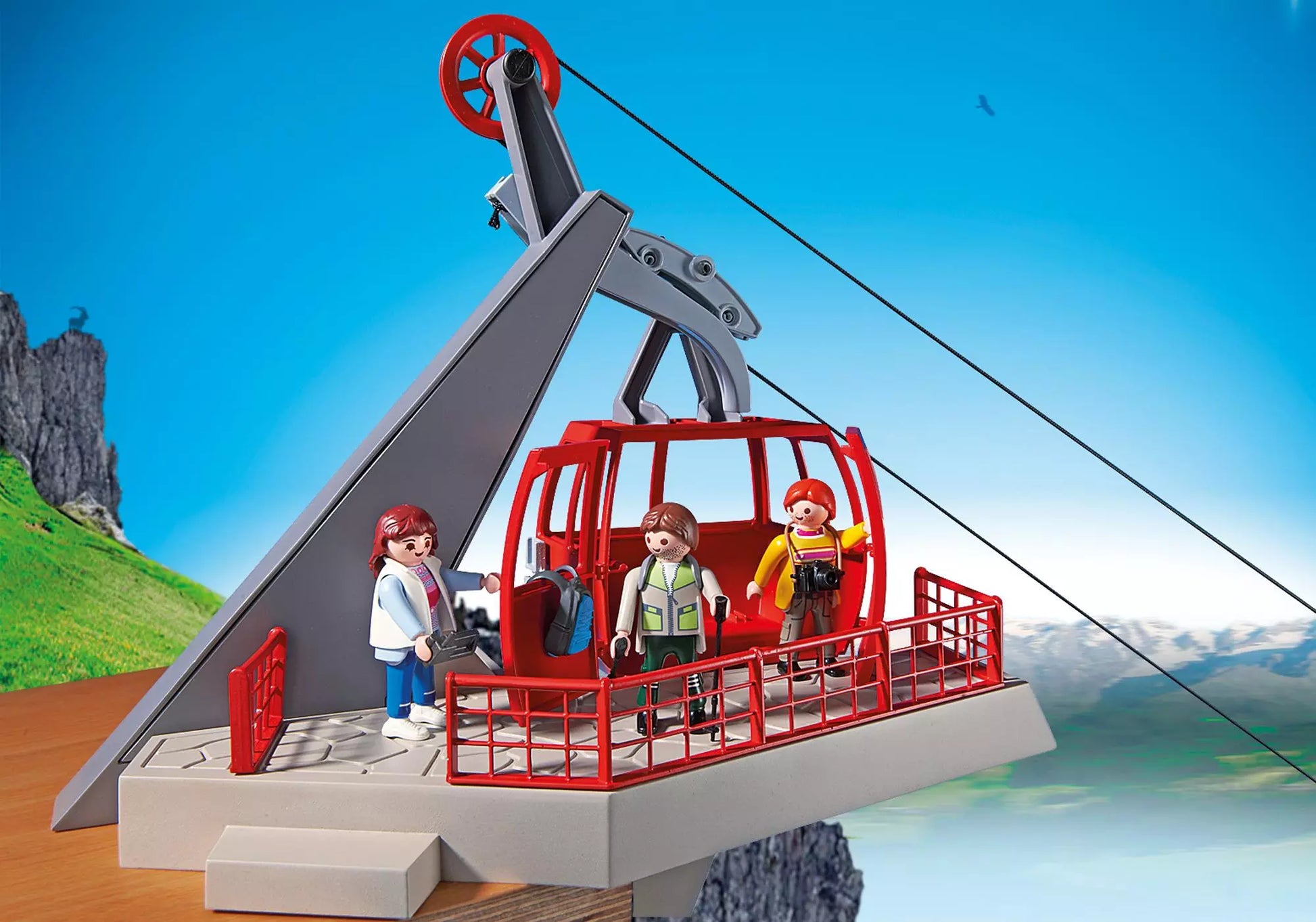 Playmobil 5426 Country Seilbahn mit Bergstation - plegobil