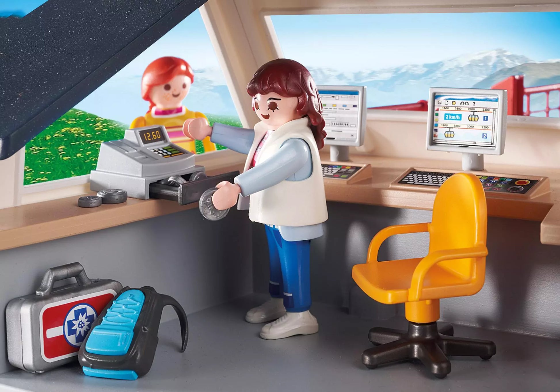 Playmobil 5426 Country Seilbahn mit Bergstation - plegobil