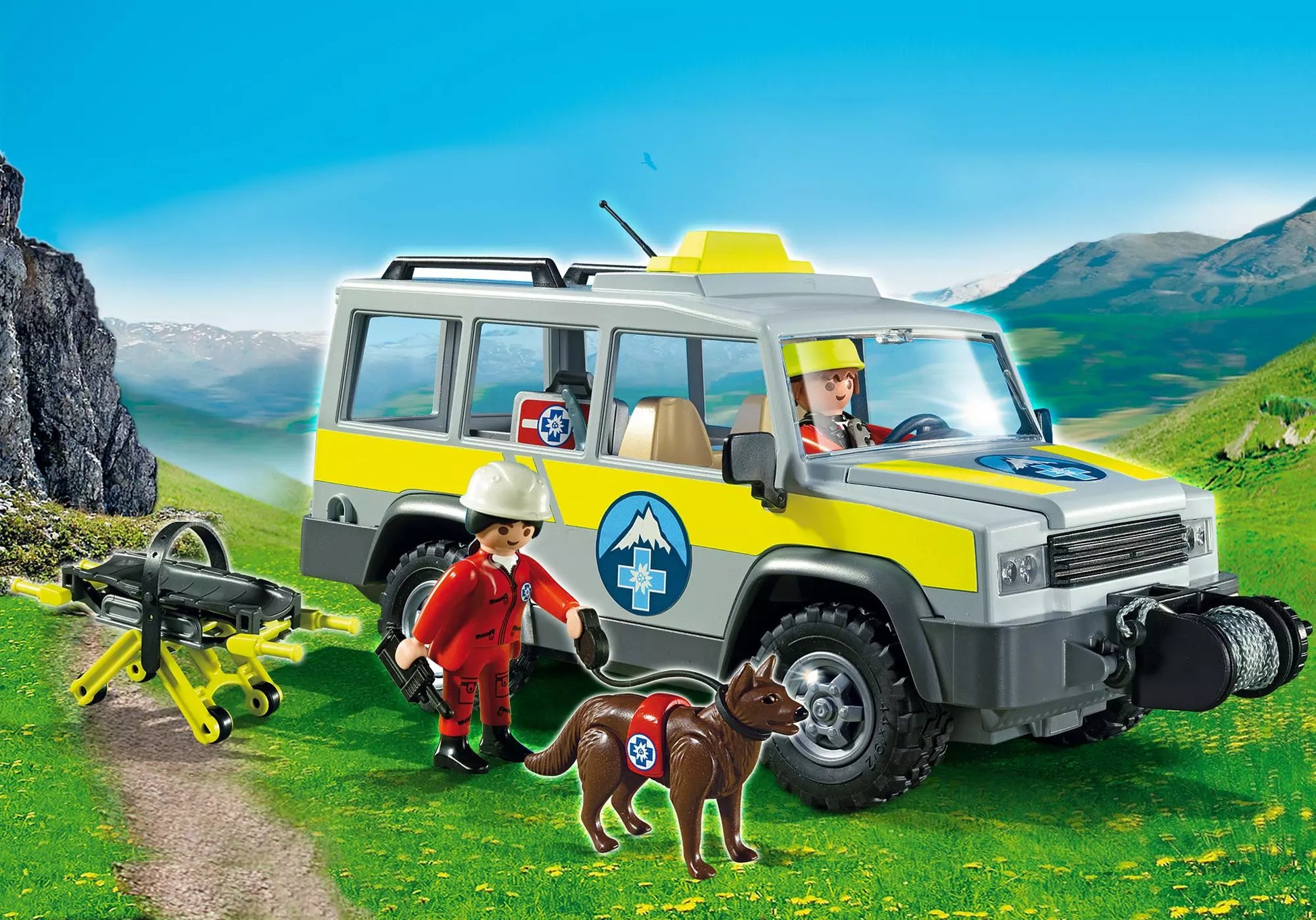 Playmobil 5427 Country Einsatzfahrzeug der Bergrettung - plegobil