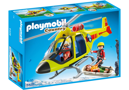 Playmobil 5428 Country Helikopter der Bergrettung - plegobil
