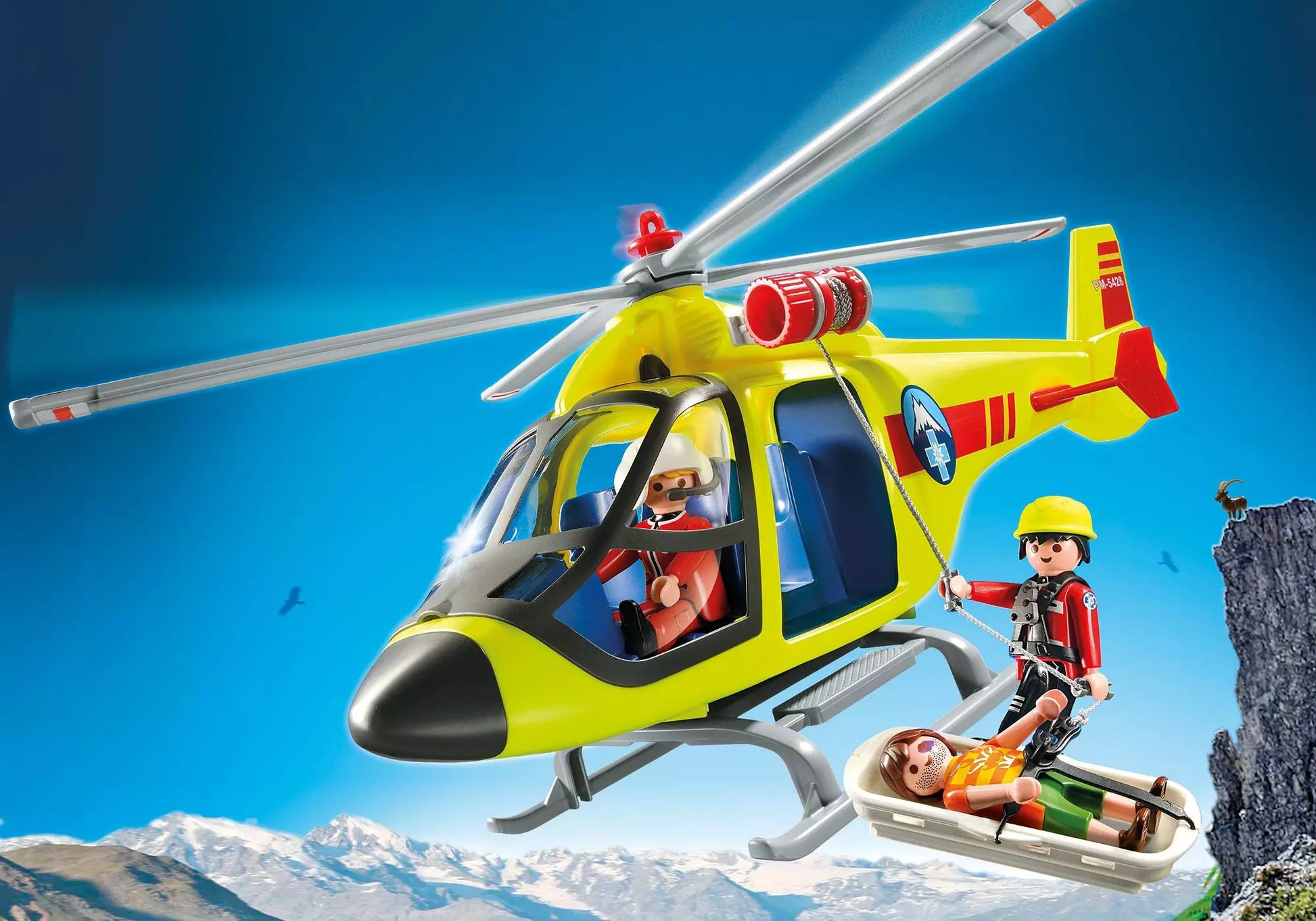 Playmobil 5428 Country Helikopter der Bergrettung - plegobil