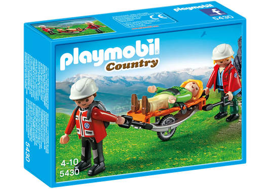 Playmobil 5430 Country Bergretter mit Trage - plegobil