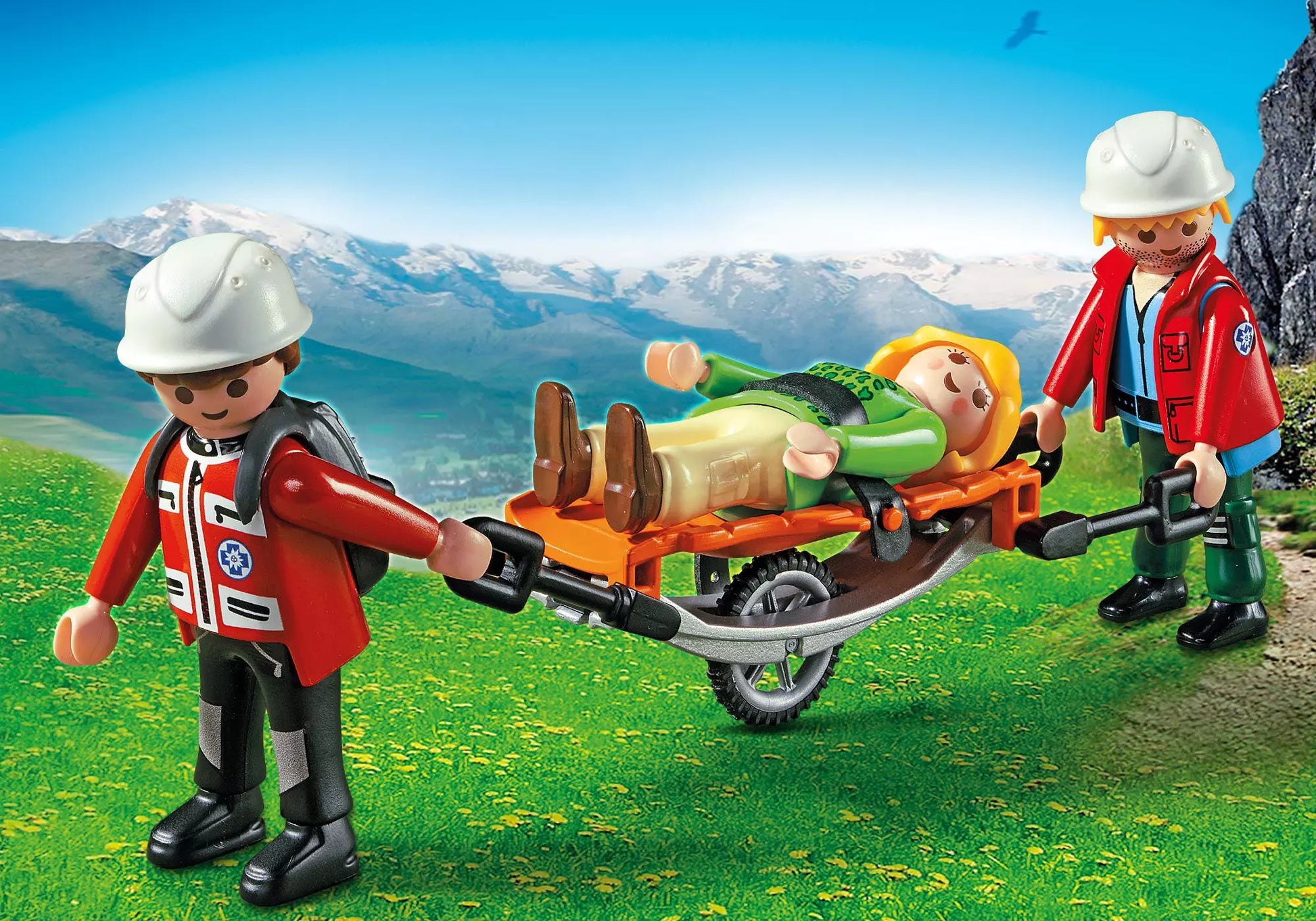 Playmobil 5430 Country Bergretter mit Trage - plegobil