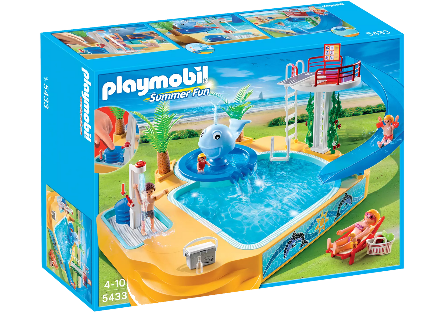 Playmobil 5433 Summer Fun Erlebnisbad mit Sprudel-Wal - plegobil