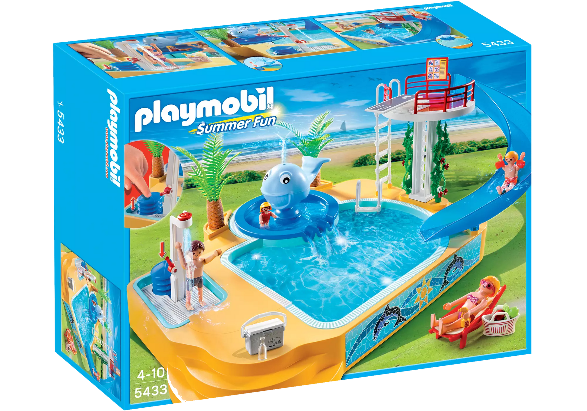 Playmobil 5433 Summer Fun Erlebnisbad mit Sprudel-Wal - plegobil
