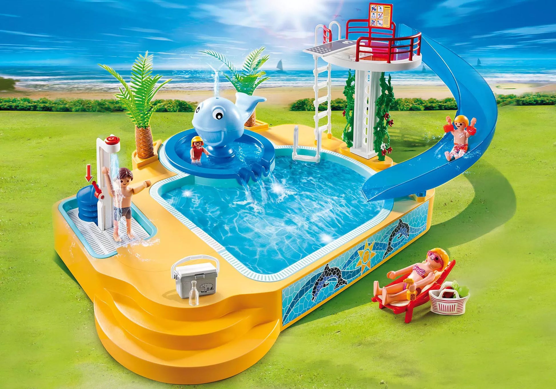 Playmobil 5433 Summer Fun Erlebnisbad mit Sprudel-Wal - plegobil