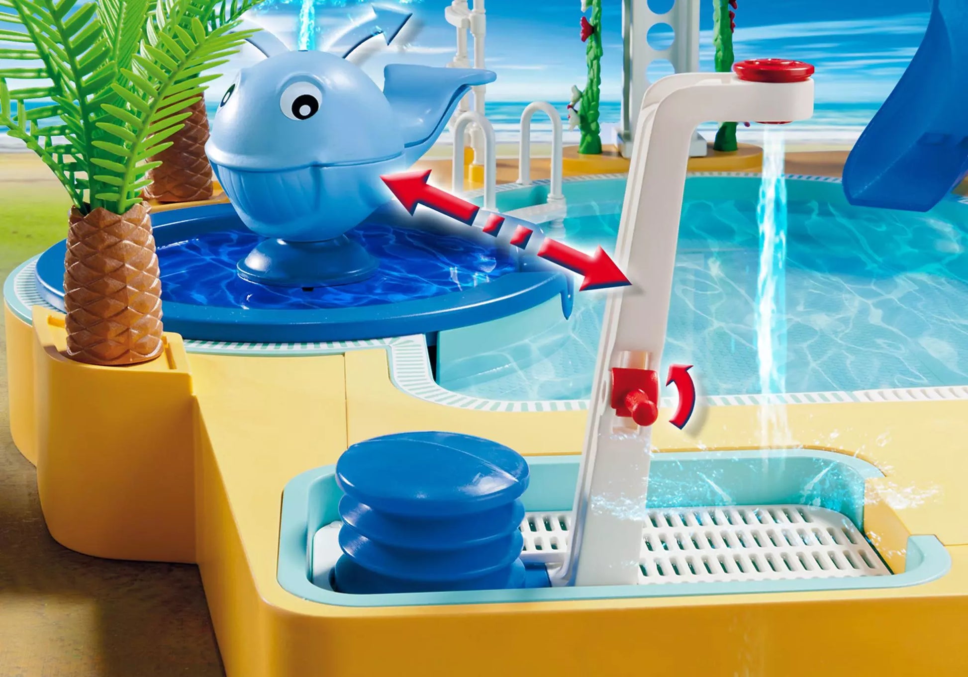 Playmobil 5433 Summer Fun Erlebnisbad mit Sprudel-Wal - plegobil