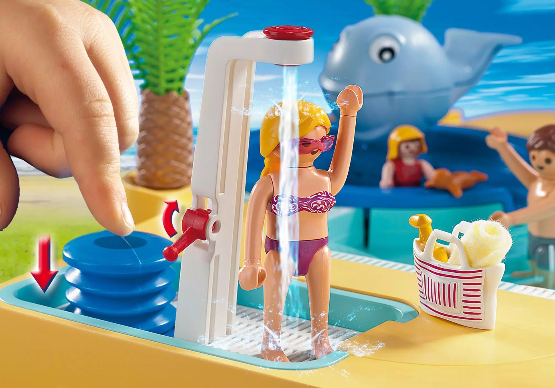 Playmobil 5433 Summer Fun Erlebnisbad mit Sprudel-Wal - plegobil
