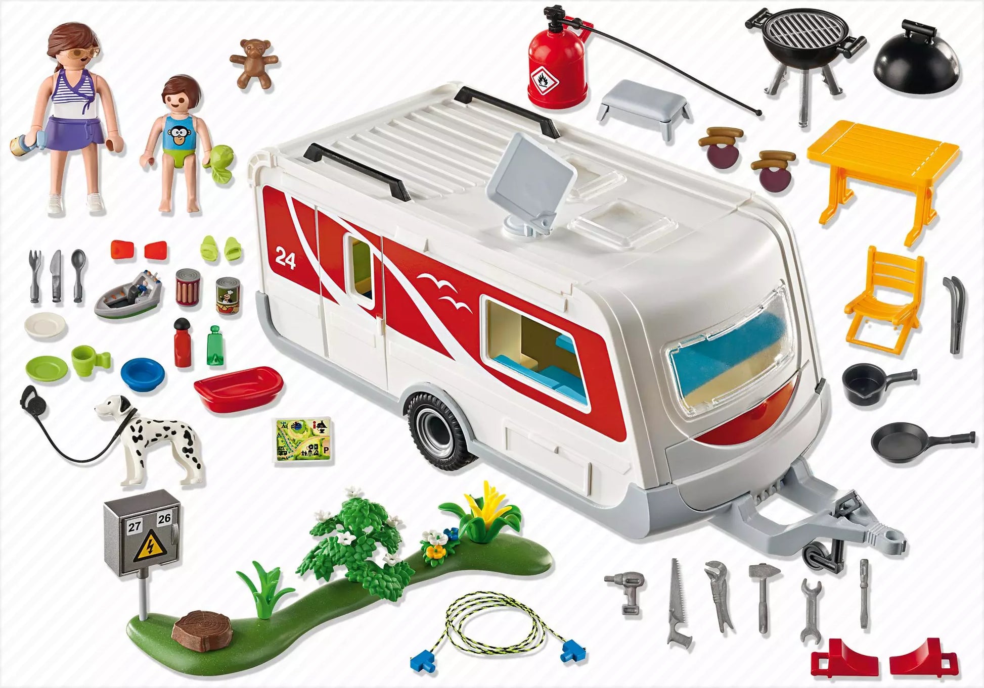 Playmobil 5434 Summer Fun Familien-Caravan - plegobil