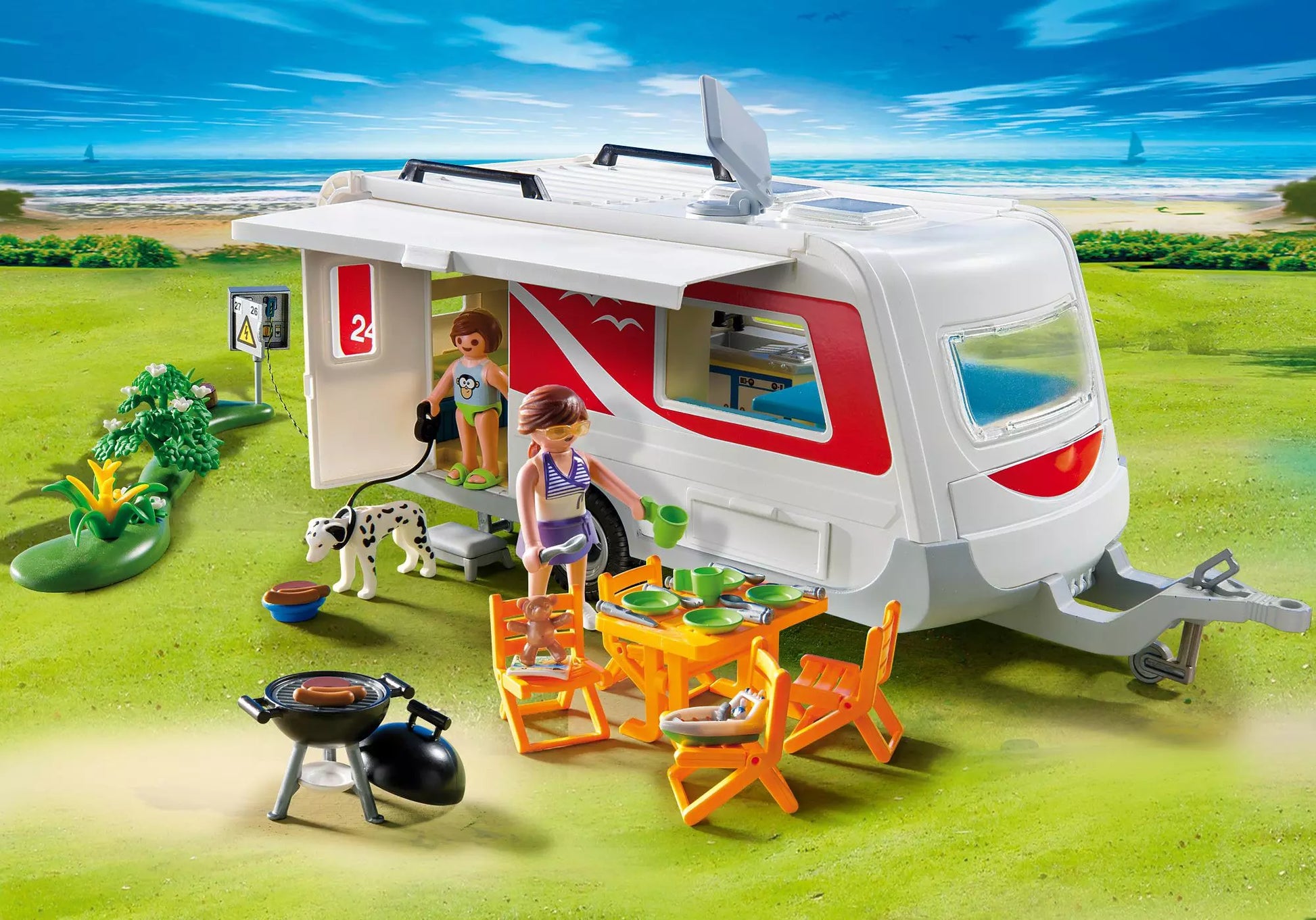 Playmobil 5434 Summer Fun Familien-Caravan - plegobil