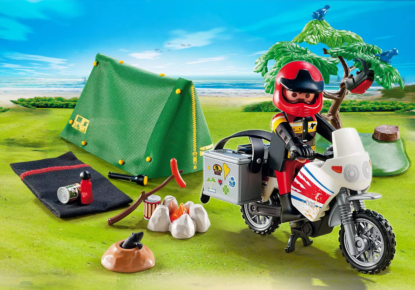 Playmobil 5438 Summer Fun Motorrad-Camper - plegobil