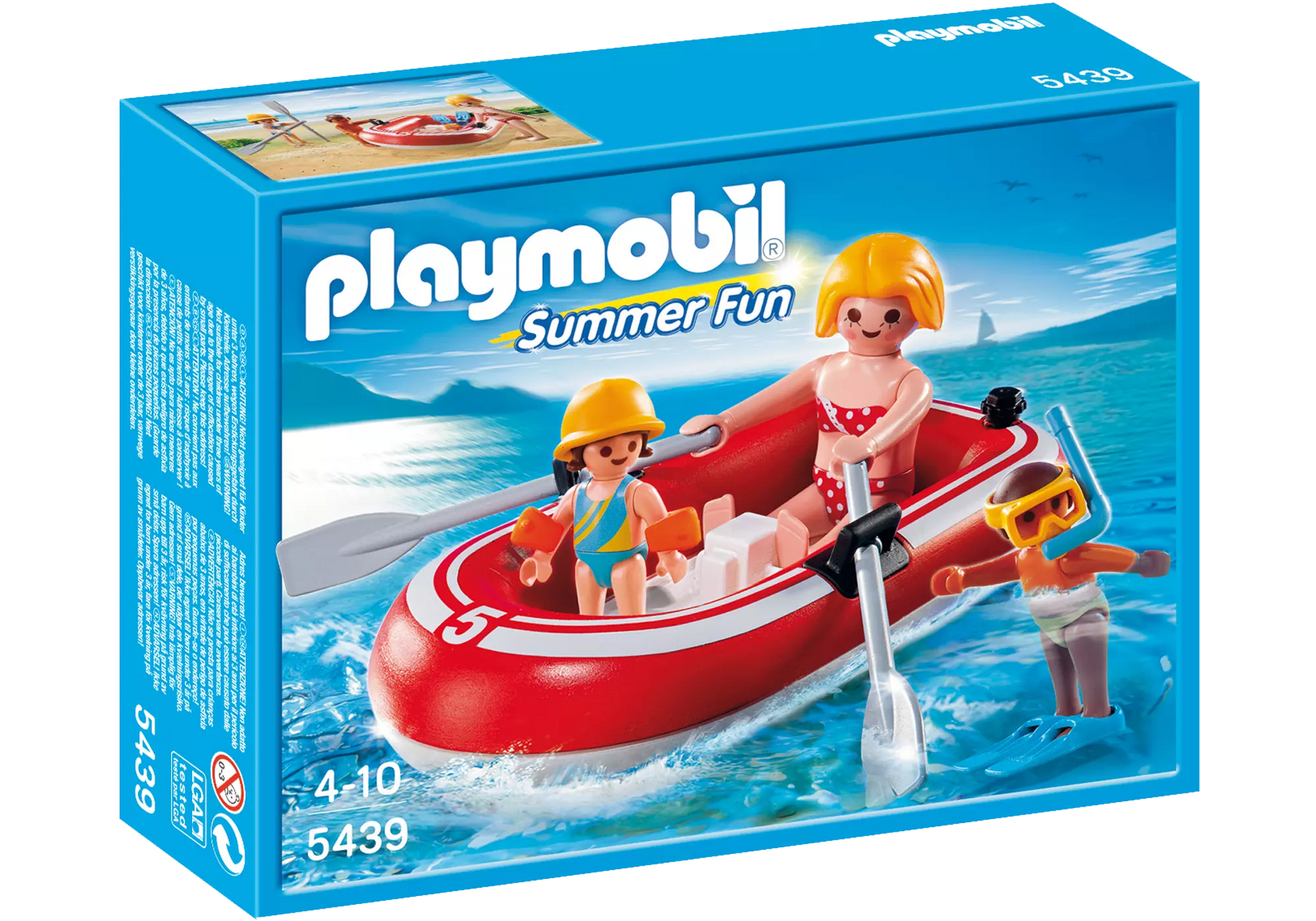 Playmobil 5439 Summer Fun Urlauber mit Schlauchboot - plegobil