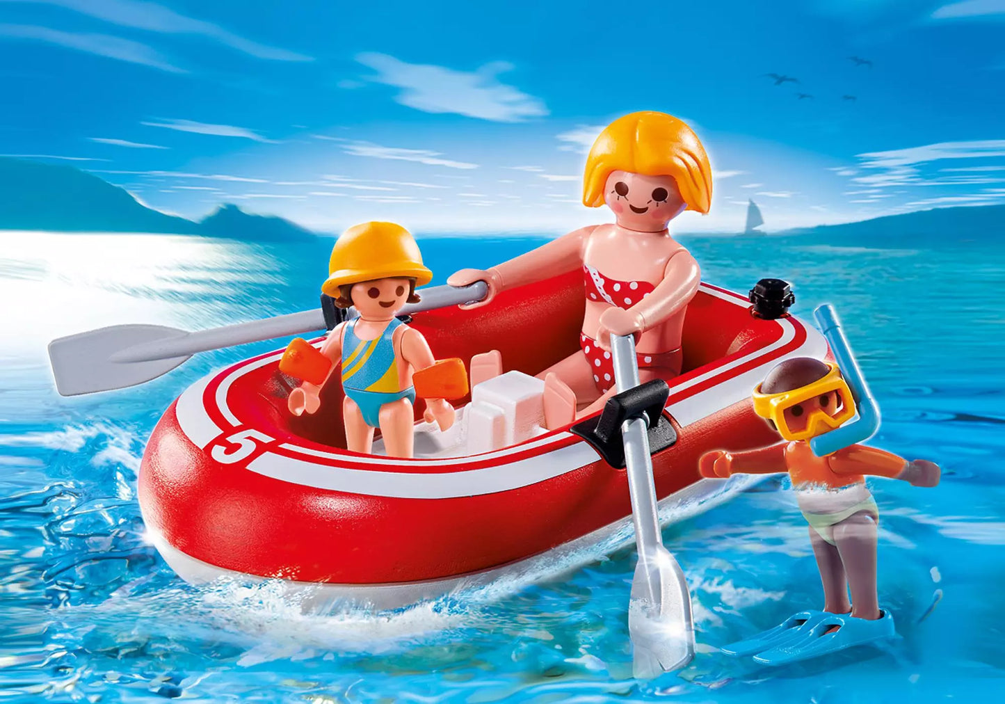 Playmobil 5439 Summer Fun Urlauber mit Schlauchboot - plegobil