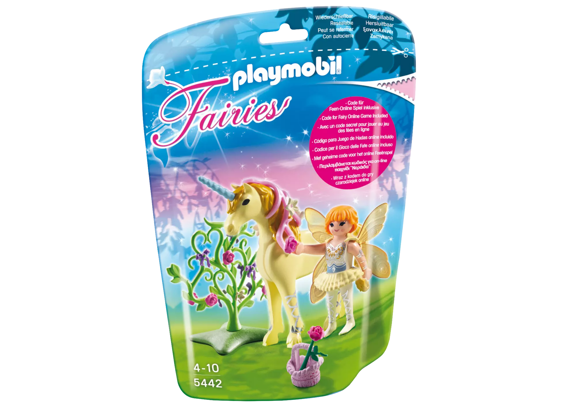 Playmobil 5442 Fairies Schmuck-Fee mit Einhorn Sonnenstrahl - plegobil