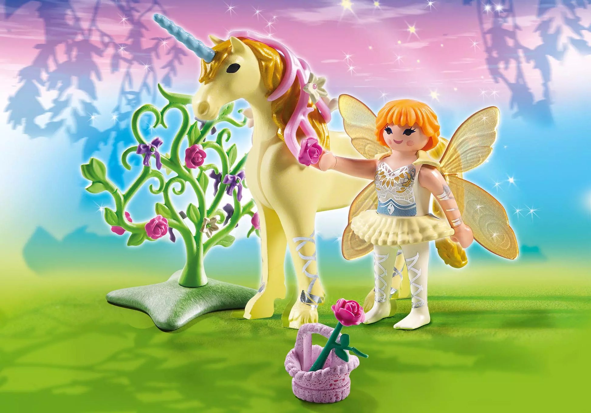 Playmobil 5442 Fairies Schmuck-Fee mit Einhorn Sonnenstrahl - plegobil