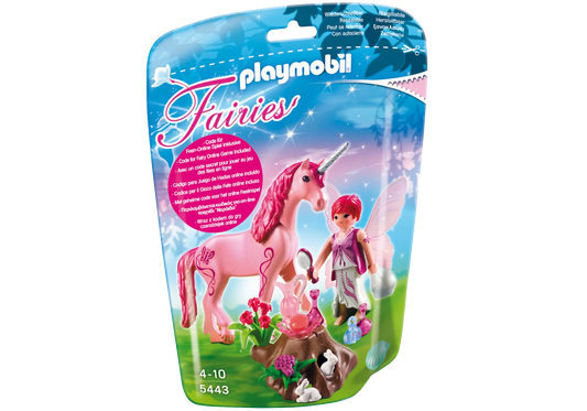 Playmobil 5443 Fairies Pflege-Fee mit Einhorn Rosenrot - plegobil