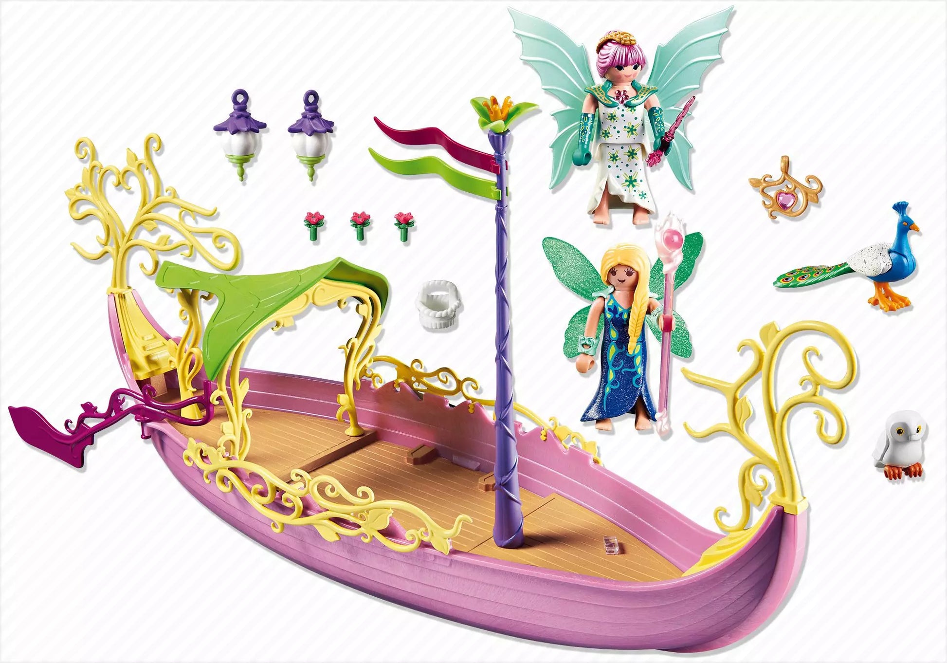 Playmobil 5445 Fairies Prunkschiff der Feenkönigin - plegobil