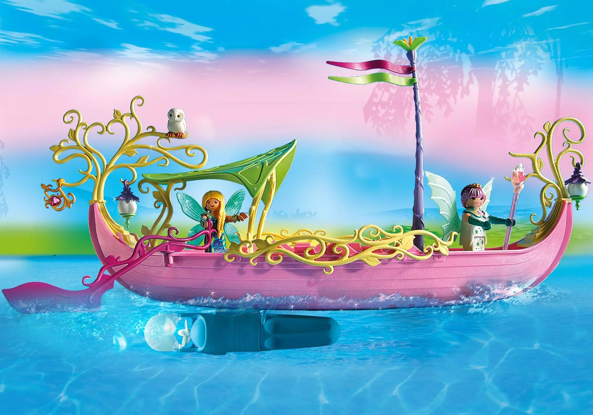 Playmobil 5445 Fairies Prunkschiff der Feenkönigin - plegobil