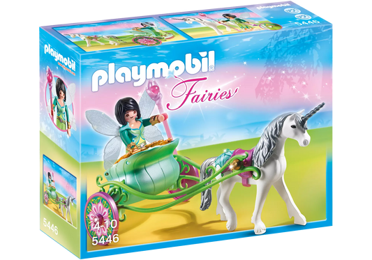 Playmobil 5446 Fairies Einhornkutsche mit Schmetterlingsfee - plegobil